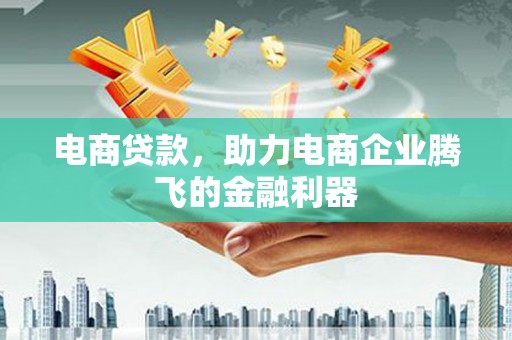 夷陵电商贷款，助力电商企业腾飞的金融利器