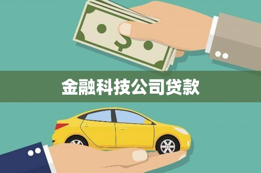夷陵金融科技公司贷款