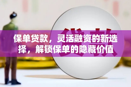 夷陵保单贷款，灵活融资的新选择，解锁保单的隐藏价值