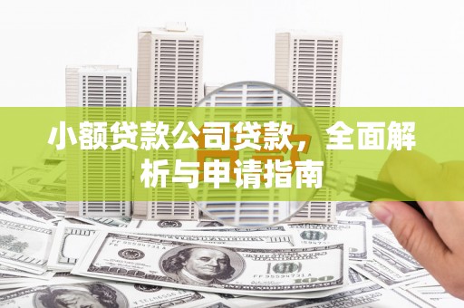 夷陵小额贷款公司贷款，全面解析与申请指南