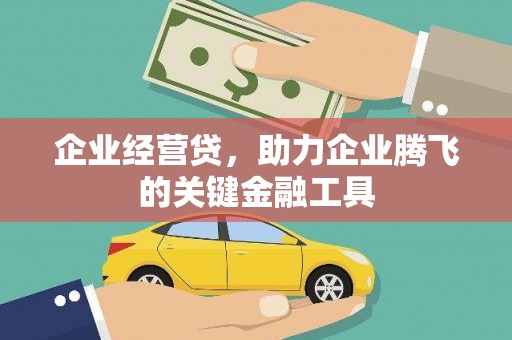 夷陵企业经营贷，助力企业腾飞的关键金融工具
