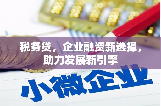 夷陵税务贷，企业融资新选择，助力发展新引擎