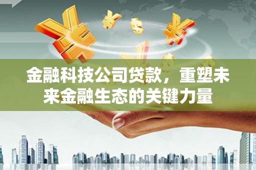 夷陵金融科技公司贷款，重塑未来金融生态的关键力量