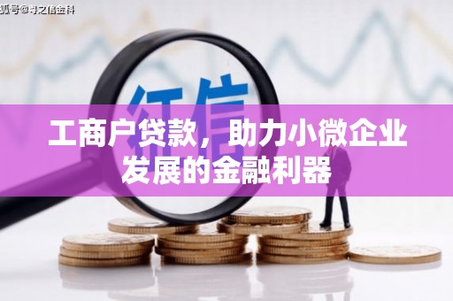 夷陵工商户贷款，助力小微企业发展的金融利器