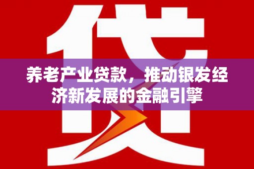 夷陵养老产业贷款，推动银发经济新发展的金融引擎
