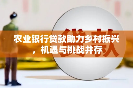 夷陵农业银行贷款助力乡村振兴，机遇与挑战并存