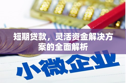夷陵短期贷款，灵活资金解决方案的全面解析