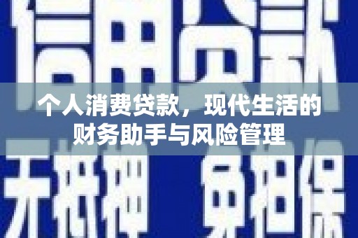 夷陵个人消费贷款，现代生活的财务助手与风险管理