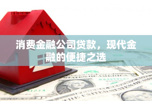 夷陵消费金融公司贷款，现代金融的便捷之选